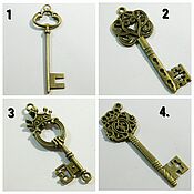 Материалы для творчества handmade. Livemaster - original item Pendants Keys bronze. pcs. Handmade.