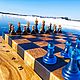 Шахматы ручной работы из дуба и смолы с подсветкой. Шахматы. U-loft-by. Ярмарка Мастеров.  Фото №4