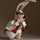  Белый кролик 1, Интерьерная кукла, Великий Новгород,  Фото №1