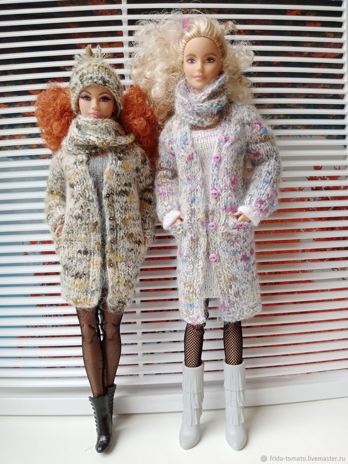 Вязаное пальто для куклы Барби. Обсуждение на LiveInternet - Российский Сервис Онлайн-Дневников