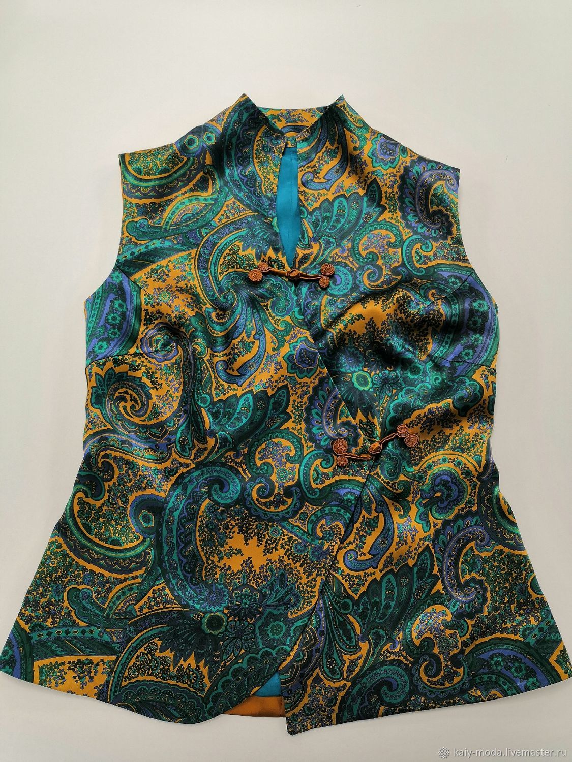 A silk vest in an Oriental style, Vests, Moscow,  Фото №1