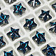 Rhinestones 10 mm stars Blue Dark, Rhinestones, Solikamsk,  Фото №1
