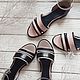 Sandals. Slingbacks. ELVIRALEPIKHINA. Online shopping on My Livemaster.  Фото №2