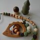 Заказать Игрушки для малыша. Грызунок, держатель, маракас. NATURAL TOYS. Игрушки / Текстиль. Ярмарка Мастеров. . Грызунки Фото №3