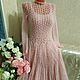 Dress elegant 'Lolita' handmade. Dresses. hand knitting from Galina Akhmedova. Online shopping on My Livemaster.  Фото №2