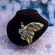 Brooch butterfly Forest butterfly embroidery. Brooches. Liliya Berezina copyright jewelry. Online shopping on My Livemaster.  Фото №2