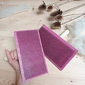 Пряжа ручной работы "Фиолетовая", шерсть меринос