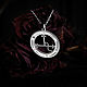 Sigil Lilith — Silver pendant with silver chain, Pendant, Moscow,  Фото №1