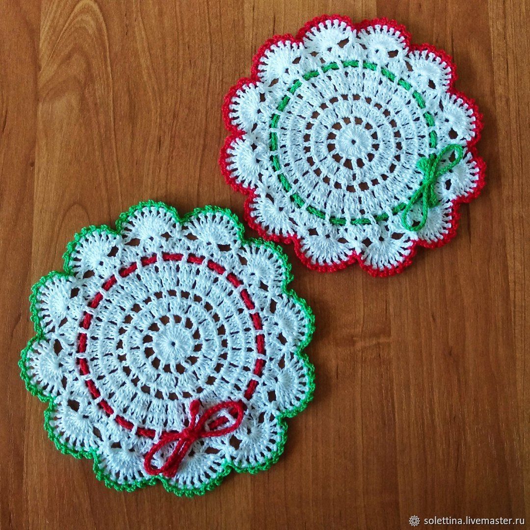 Комплект салфеток "Радужный" – заказать на Ярмарке Мастеров – D7H8DRU ...