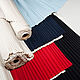 Плиссе креп дублированное, цвет темно-синий, 1122201-4. Ткани. Итальянские ткани. Ярмарка Мастеров.  Фото №5