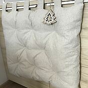 Для дома и интерьера handmade. Livemaster - original item Upholstered headboard for beds. Handmade.