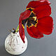 A vase in the loft style 'White garnet', Vases, Zelenograd,  Фото №1