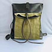 Сумки и аксессуары handmade. Livemaster - original item Urban backpack made of genuine leather. Handmade.