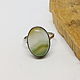 18.75 R. Ring with white-green agate Herbalist, Rings, Gatchina,  Фото №1