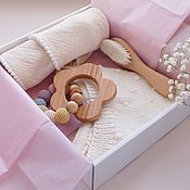 Работы для детей, handmade. Livemaster - original item A gift for the birth of a girl, A Baby box, A gift for the discharge. Handmade.