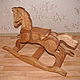 Заказать Лошадка-качалка "Сивка-бурка". Авторская мебель 'Ovs.Wood'. Ярмарка Мастеров. . Мягкие игрушки Фото №3