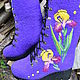 Boots "Iris". Felt boots. Warm & Cozy. Online shopping on My Livemaster.  Фото №2