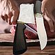 Order Hatchet meat knife 'Meat' made of steel 40H13 HRC 55/56 units. Revansh. Livemaster. . Knives Фото №3