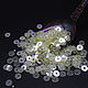  62) 4 mm Solar spray with shiny coating 2 grams, Sequins, Solikamsk,  Фото №1