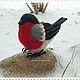 custom. Felted toy bullfinch. interior toy. Interior doll. Game in felting. Online shopping on My Livemaster.  Фото №2