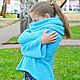 Вязаный свитер Плюшевый со съемным снудом-капюшоном, Свитеры, Москва,  Фото №1