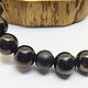 Order Beads made of jet and glass 63 cm. Selberiya shop. Livemaster. . Beads2 Фото №3