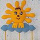 Вязаная игрушка крючком Солнышко. Мягкие игрушки. Наталья Федулова. Интернет-магазин Ярмарка Мастеров.  Фото №2