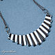 Order Copy of Necklace of hematite and marble. BijouSiberia. Livemaster. . Necklace Фото №3