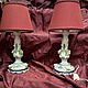 Pair of Capodimonte lamps. Italy, Vintage lamps, Bari,  Фото №1