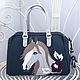Leather 'Horse' bag, Classic Bag, Yaroslavl,  Фото №1