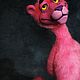 Заказать Розовая пантера . Пантера . Кошка. Кот. Мультяшка. Оля Абашева (souvenir-toys). Ярмарка Мастеров. . Мягкие игрушки Фото №3