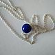 Mini necklace Sapphire ' Blue, blue, blue..'925, Minimalism, Necklace, Moscow,  Фото №1