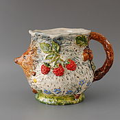 Посуда handmade. Livemaster - original item Mugs and cups: Mug with a hedgehog decor