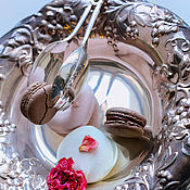 Посуда handmade. Livemaster - original item Vintage large silver-plated tongs for desserts, snacks England. Handmade.