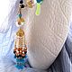 Order Necklace 'Blue dawn' (pearls, lapis lazuli, crystal). Pani Kratova (panikratova). Livemaster. . Necklace Фото №3