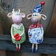  A motley couple. Bull and Cow. Christmas gifts. Marisavesennaya ceramics. Online shopping on My Livemaster.  Фото №2