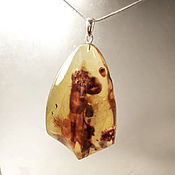 Украшения handmade. Livemaster - original item Very large pendant made of natural Baltic amber(491). Handmade.