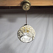 Для дома и интерьера handmade. Livemaster - original item Ice cream ball-ceramic lamp on suspension. Handmade.