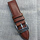 Watchband (24/22 mm). Watch Straps. ivTris Leather Handmade (ivtris). Online shopping on My Livemaster.  Фото №2