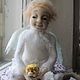 авторская кукла" Ангел с солнечным барашком", Мягкие игрушки, Саратов,  Фото №1
