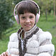 Шубка из белого кролика для девочки. Верхняя одежда детская. Olga Hengst (olgahengst). Интернет-магазин Ярмарка Мастеров.  Фото №2
