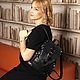 Order  Women's Black Janice Leather Backpack. Natalia Kalinovskaya. Livemaster. . Backpacks Фото №3