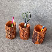 Copy of vase, flowerpot, flowers, dried flowers, vase made of wood