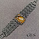 bracelet with simbircite. Braided bracelet. JewelleryByGES (geswirewrap). Online shopping on My Livemaster.  Фото №2