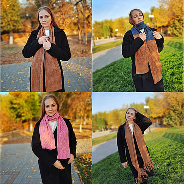 Женские шарфы, платки и палантины