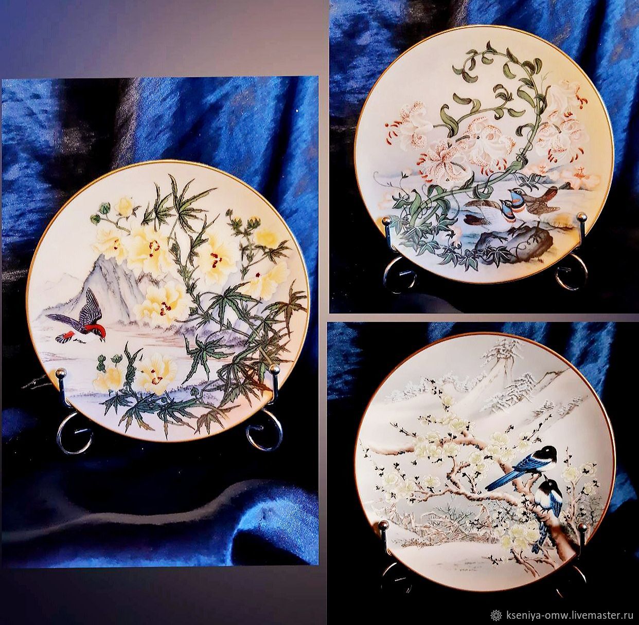 Винтаж: Коллекционные ДЕКОРАТИВНЫЕ ТАРЕЛКИ Япония купить в интернет ...