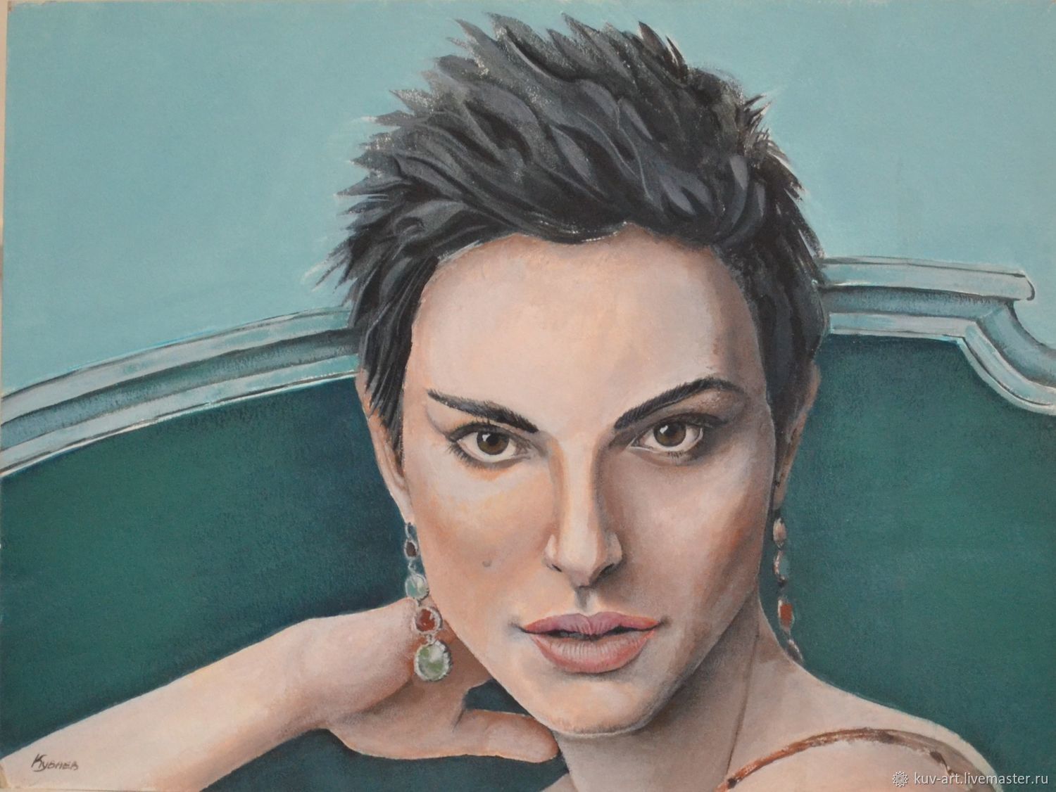 Картины: Портрет_2 в интернет-магазине Ярмарка Мастеров по цене 45000 ...