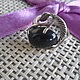 Винтаж: Красивое антикварное серебряное кольцо с ониксом. Кольца винтажные. Очарование серебра и камня. Интернет-магазин Ярмарка Мастеров.  Фото №2