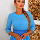 Order Hope blue dress. Slavyanskie uzory. Livemaster. . Dresses Фото №3