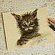 Pastel painting ' Kitten Tishka', Pictures, Belorechensk,  Фото №1